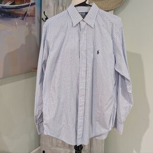 Polo Ralph Lauren Blue Checkered Shirt